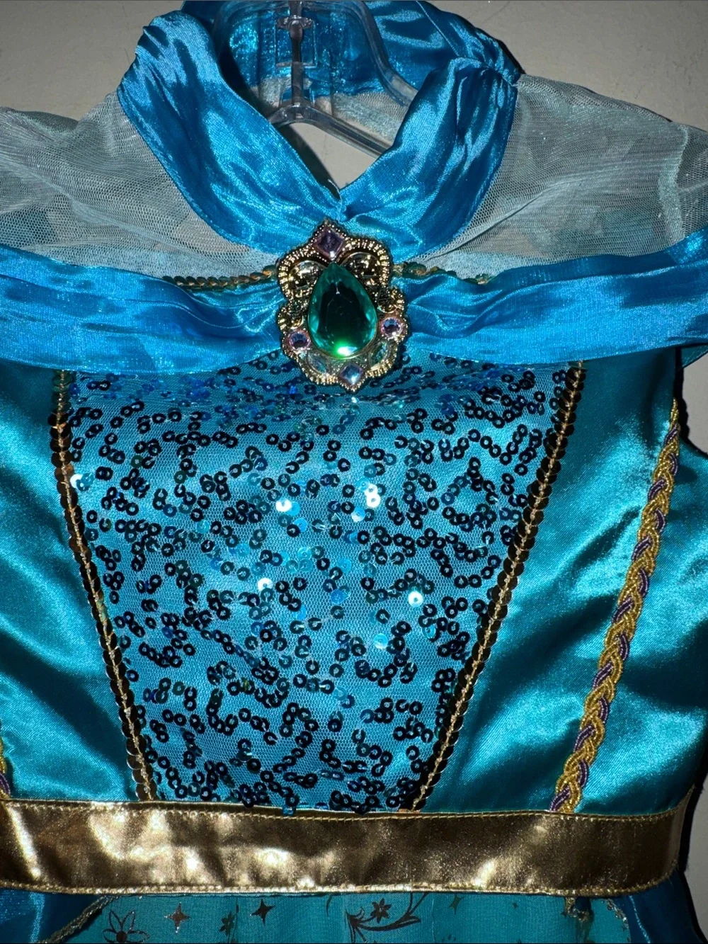 Disney Vintage Arabian Princess Jasmine 2PC Halloween Costume 5/6 Small Years
